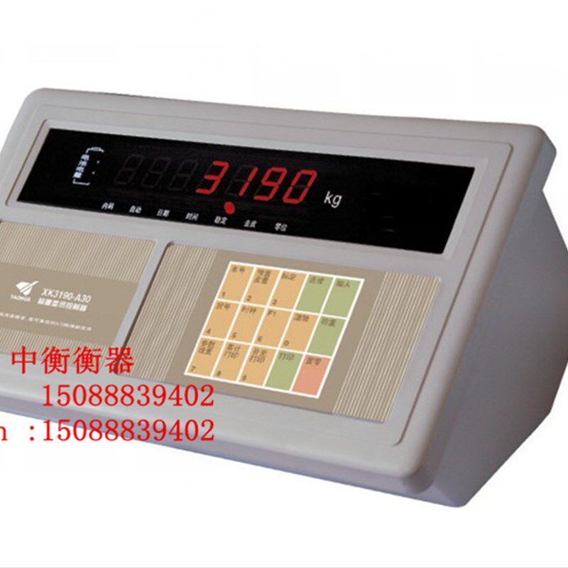 上海耀华XK3190-A30称重仪表地磅电子台秤地上衡显示屏全国包邮