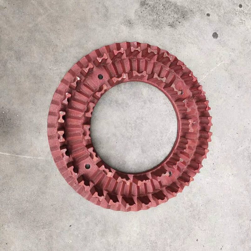 粉工家机小型玉米晶碎机配件破碎用固定齿盘动齿盘筛圈筛片网片