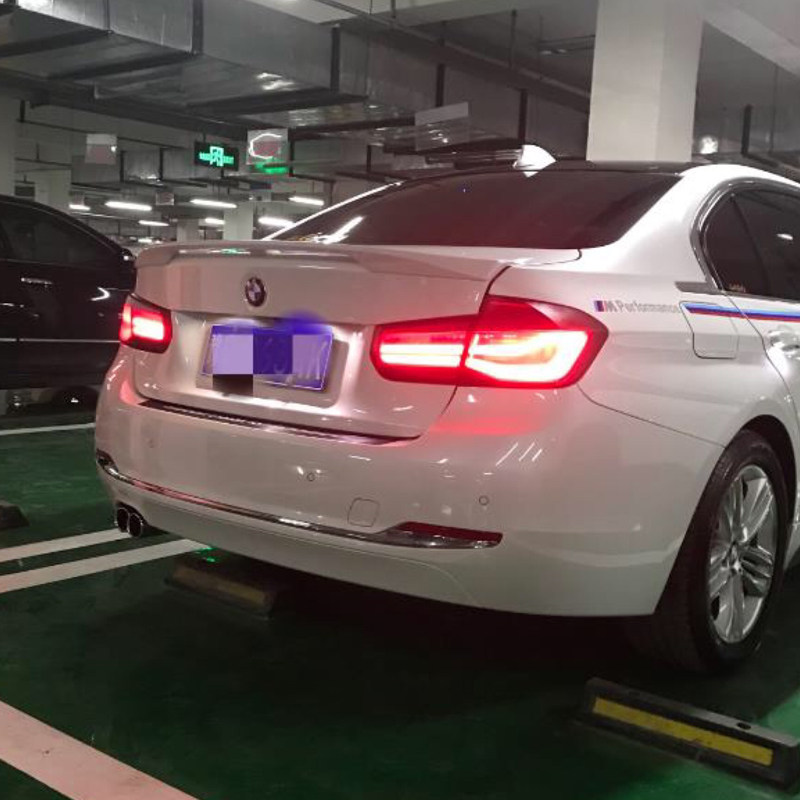 13-19款新宝马3系尾翼F30 320li 328li 325li316li改装K款碳纤纹