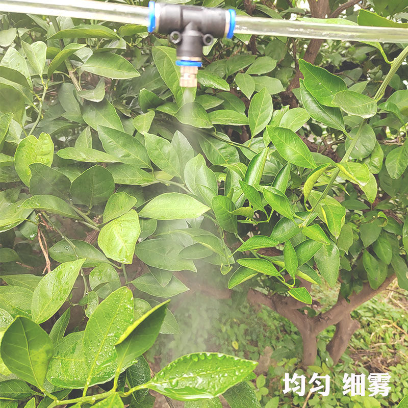 超细雾自吸增压室内外花园菜园喷雾泵除尘降温灌溉铜喷头