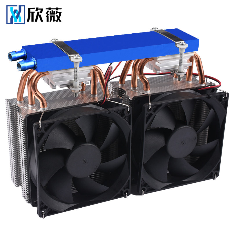 半导体冷水机热管散冷设备12V制冷片鱼缸水族空调扇水冷致冷系统