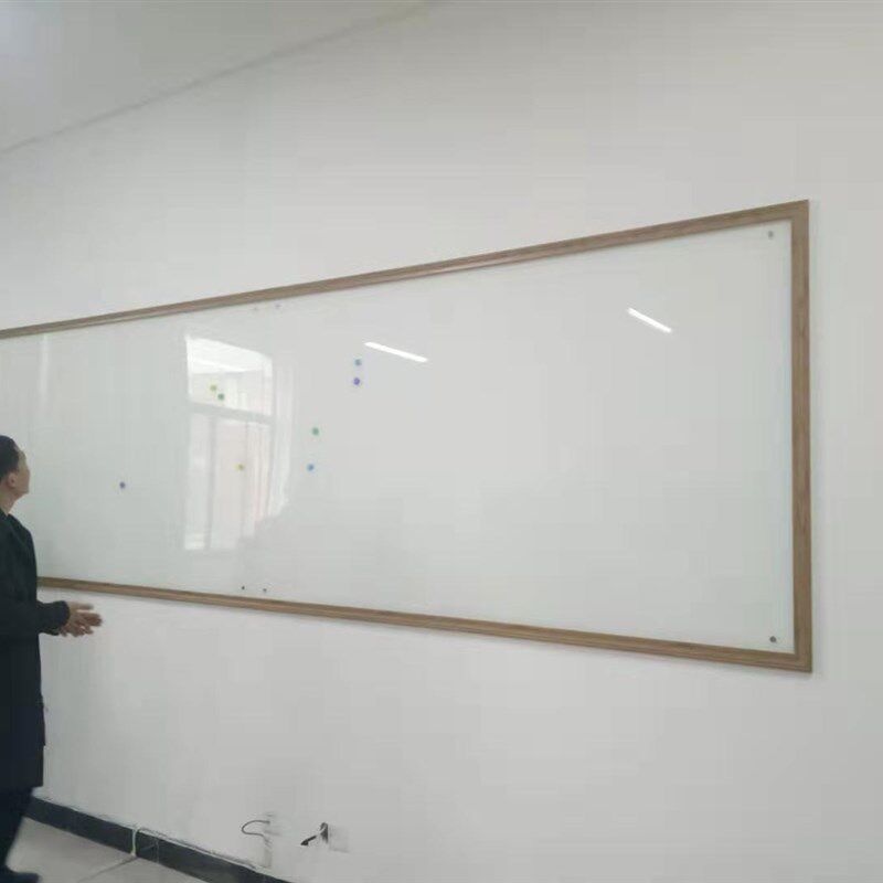 磁性钢化玻璃白板办公室会议板印刷定制表格挂墙上绘画书写挂式