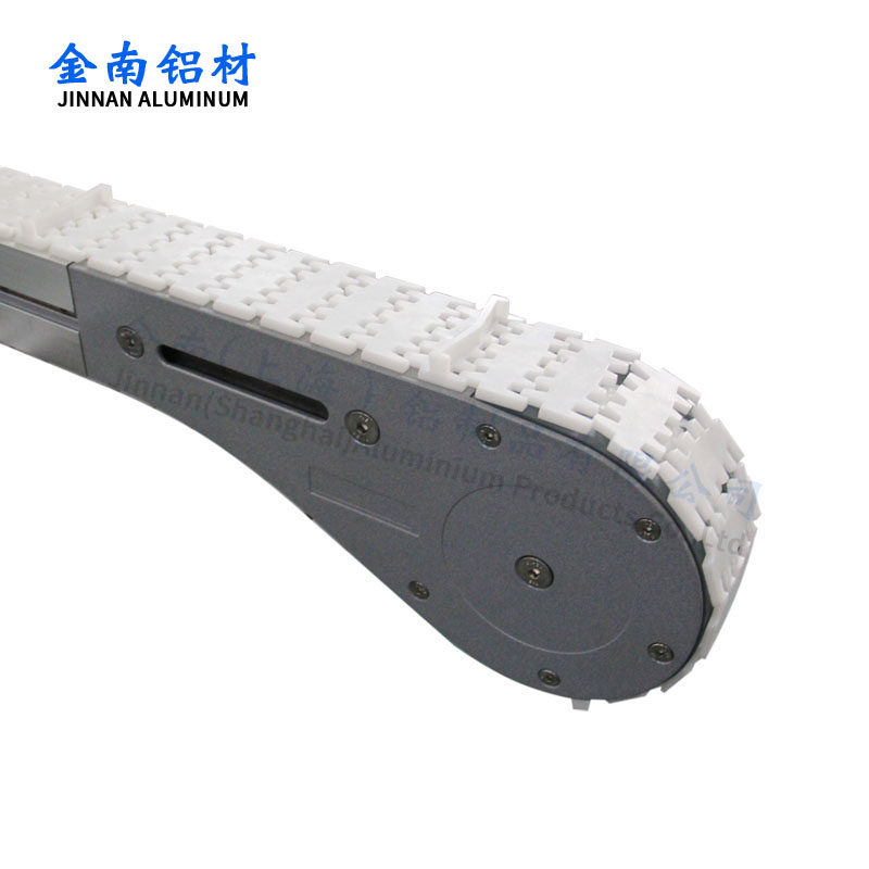柔性链驱动头尾 63铝合金链头传齿形链塑料板输送机配件动力动/尾