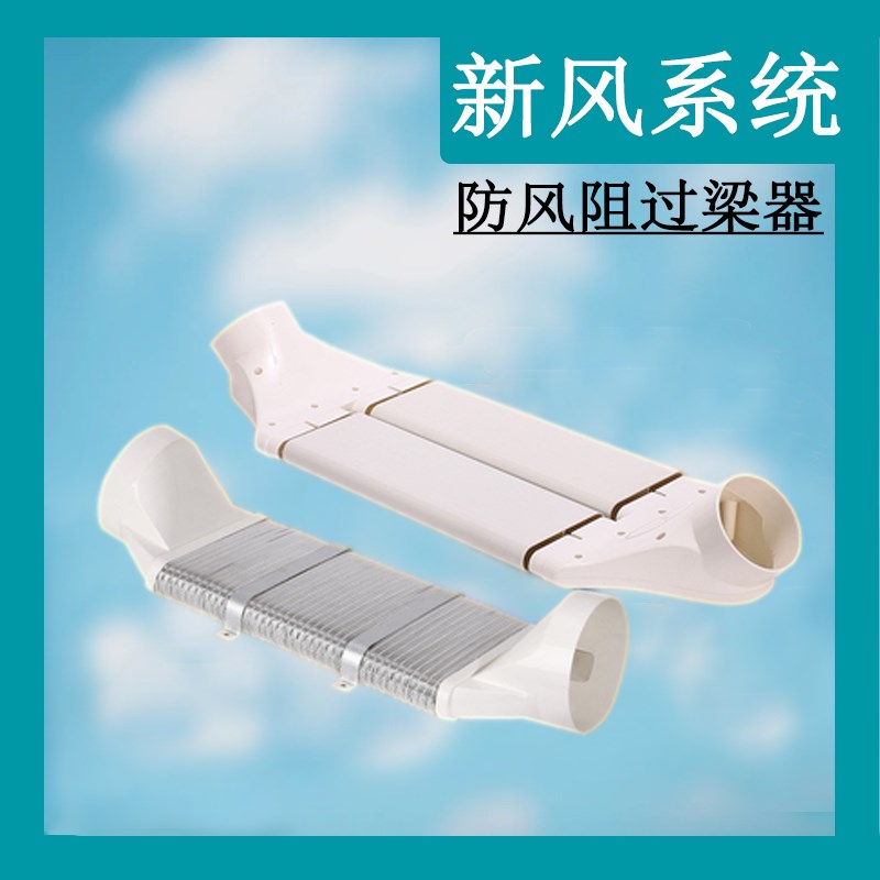 新风管道扁管过梁器扁管免打孔过梁通风管道过梁新风系统过梁器