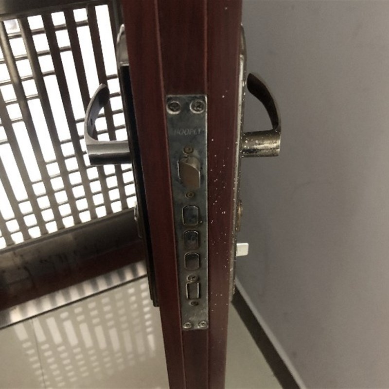 整套防盗门锁具通用型锁芯锁体全套家用大门锁双快三件套套装加厚