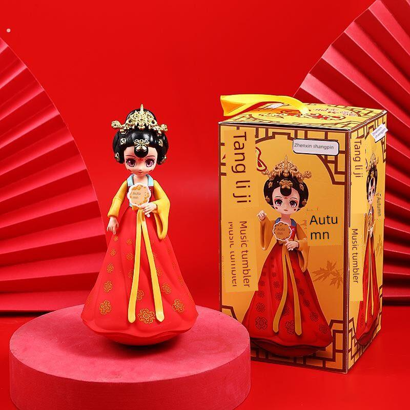 不倒翁小姐姐西安旅游纪念品大唐不夜城伴手礼物摆件特色文创礼品