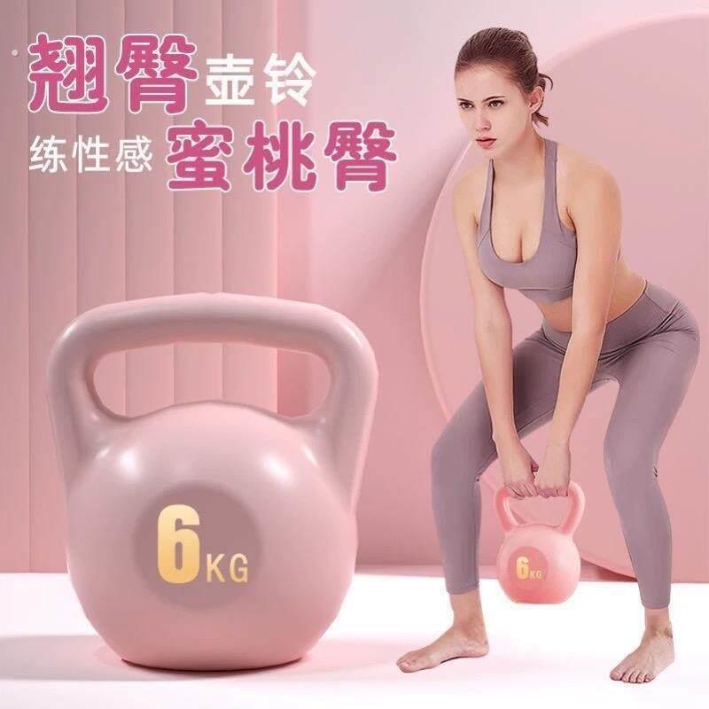 壶铃女士健身家用练翘臀神器哑铃男士运动塑形深蹲提壶锻炼器材