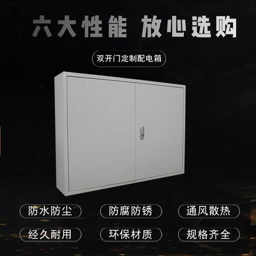 成套双层门定做配电箱工地厂程总开关加C45室内户外控制柜基业箱