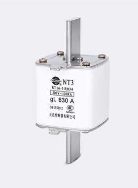 正浩 NT3 RT16-3 熔断器 熔芯 熔丝450A 500A 630A GL gL