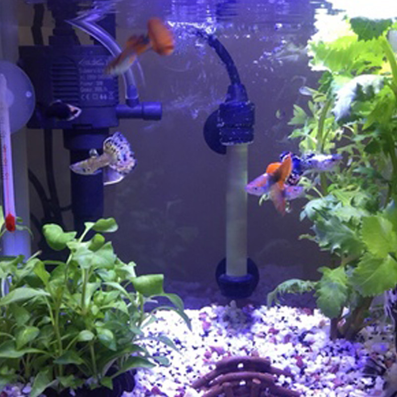 伊励鱼缸自动恒温加热棒龟盒水族箱智能防爆迷你型石英加温棒包邮