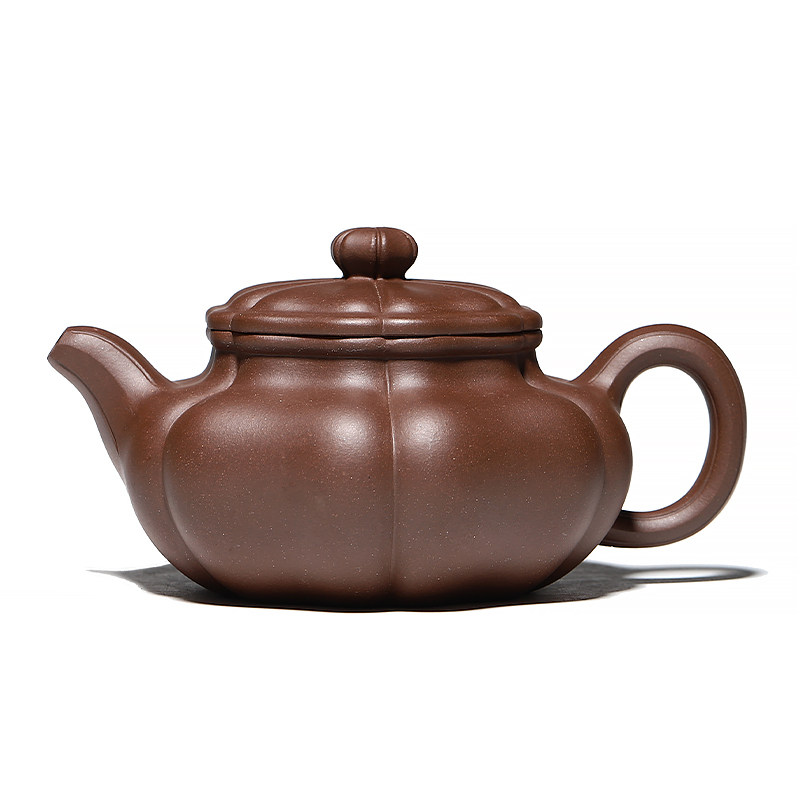 宜兴紫砂壶名家吴丰丽纯全手工正宗泡茶壶功夫茶具葵仿古原矿紫泥