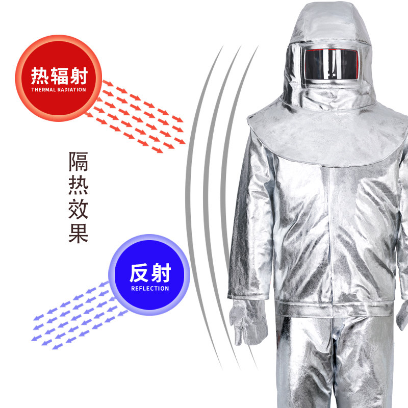 消防隔热服防火服500/1000度套装家用森林衣服防烫耐高温阻燃避火