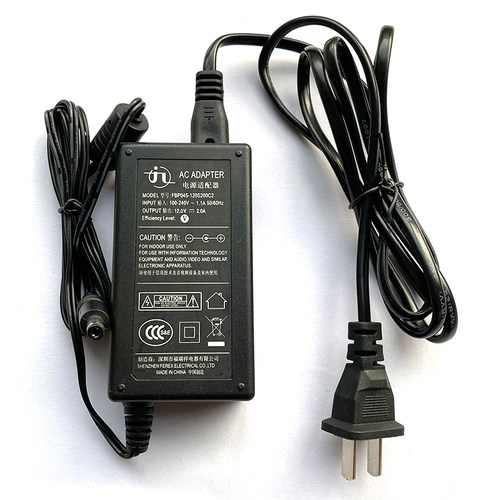 电钢琴通用电源适配器艾茉森变压器电子琴电源线插头12V2A充电器