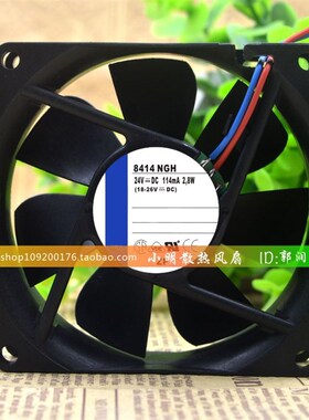 24V 8025散热风扇TYP 8414HR/NGH/NGM/NH/NHR 8414N/2G
