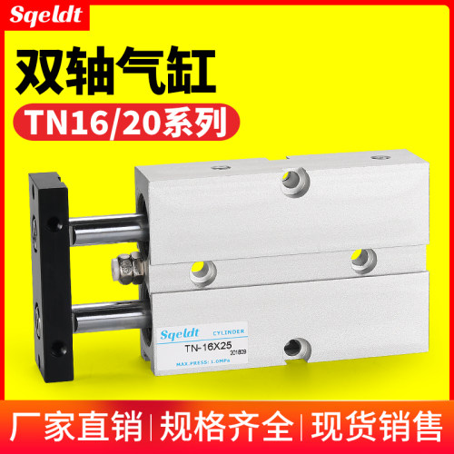 双出双杆双轴气缸 TN系列Sqeldt品牌 工业用双活塞杆气缸