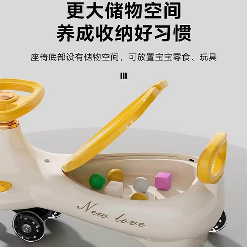 新款狗狗扭扭车玩具可坐人遛狗神器宠物玩具车摇摆车摇摇车闪光轮