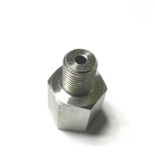 不锈钢变换接头 内螺纹m14x1.5 外螺纹m10x1 总长29mm 压力25mpa