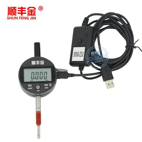 千百分表连接RS232/USB数据线输出口带通讯采集电脑PLC单片机报警