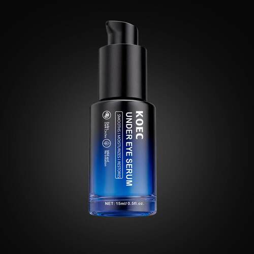 KOEC男士眼部滋养舒缓焕颜精华15ml跨境爆款Based Under Eye Elix