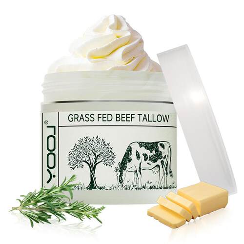 跨境热销Whipped Beef Tallow Balm牛脂膏深层保湿滋润牛乳面霜