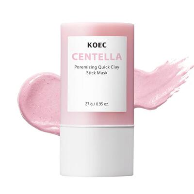 KOEC积雪草泥膜棒27g跨境补水保湿细致毛孔面膜棒Centella Stick