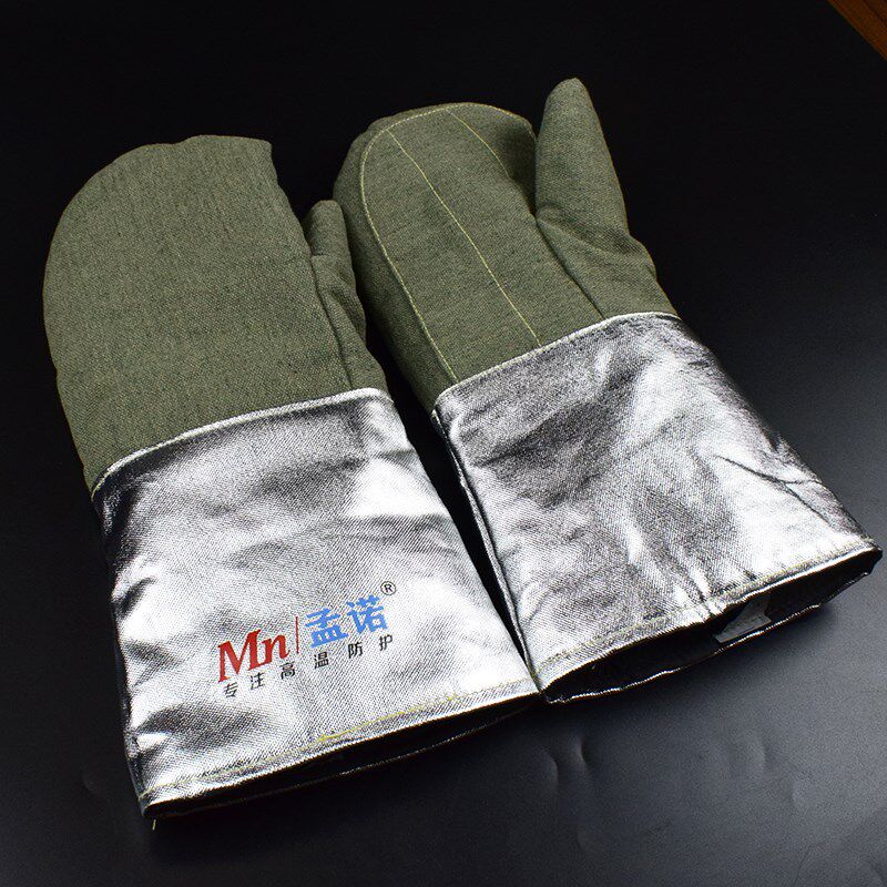 1000度耐高温手套两指1100度隔热手套防烫并指接触高温冶炼搬运