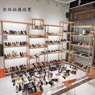 鞋店鞋架展示架落地商用包包架童鞋店铺货架商场服装鞋店多层展架