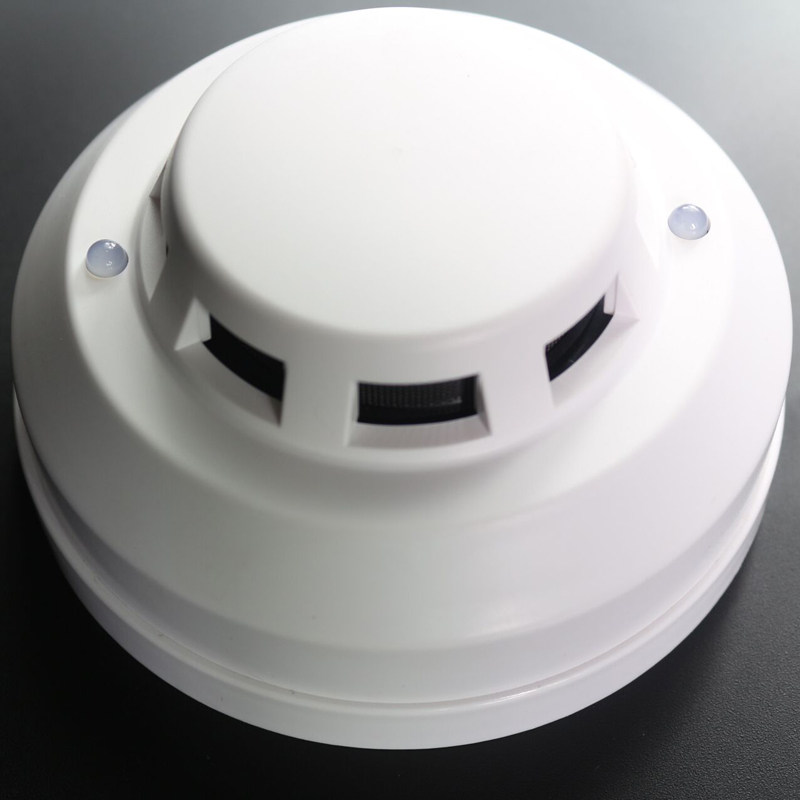 继电器输出 烟雾报警器 交流AC220V 烟感器 非编开关量感烟探测器