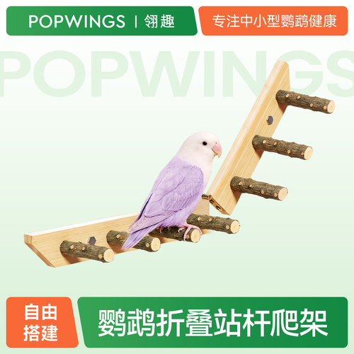 百搭鹦鹉攀爬站杆娱乐玩耍磨爪喙