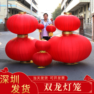 双龙灯笼灯笼挂饰过新年室外灯笼挂饰过新年可带灯过新年发光灯笼