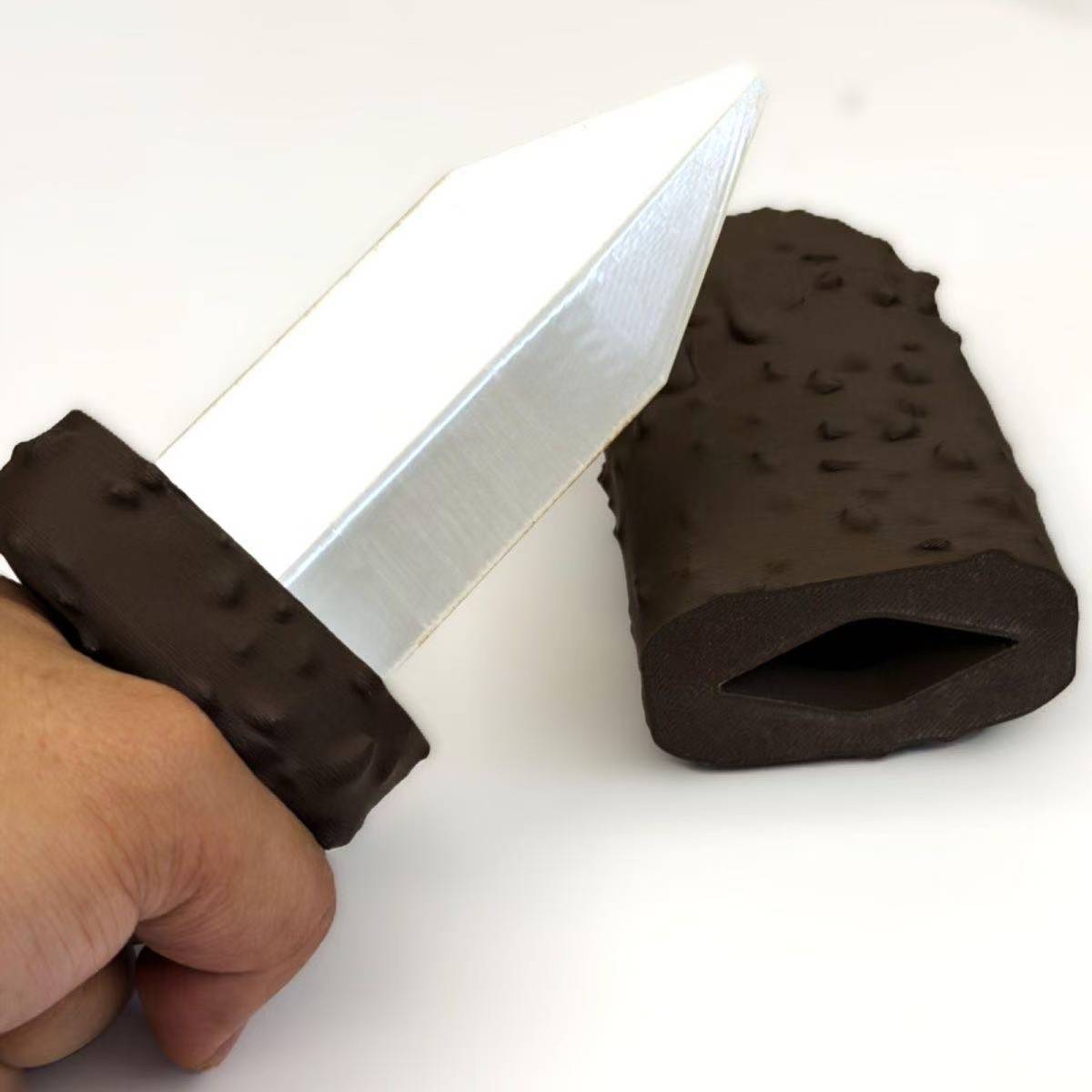 3d打印棒冰刀玩具甜蜜陷阱逼真整蛊雪糕巧乐兹剑玩具摆件解压神器
