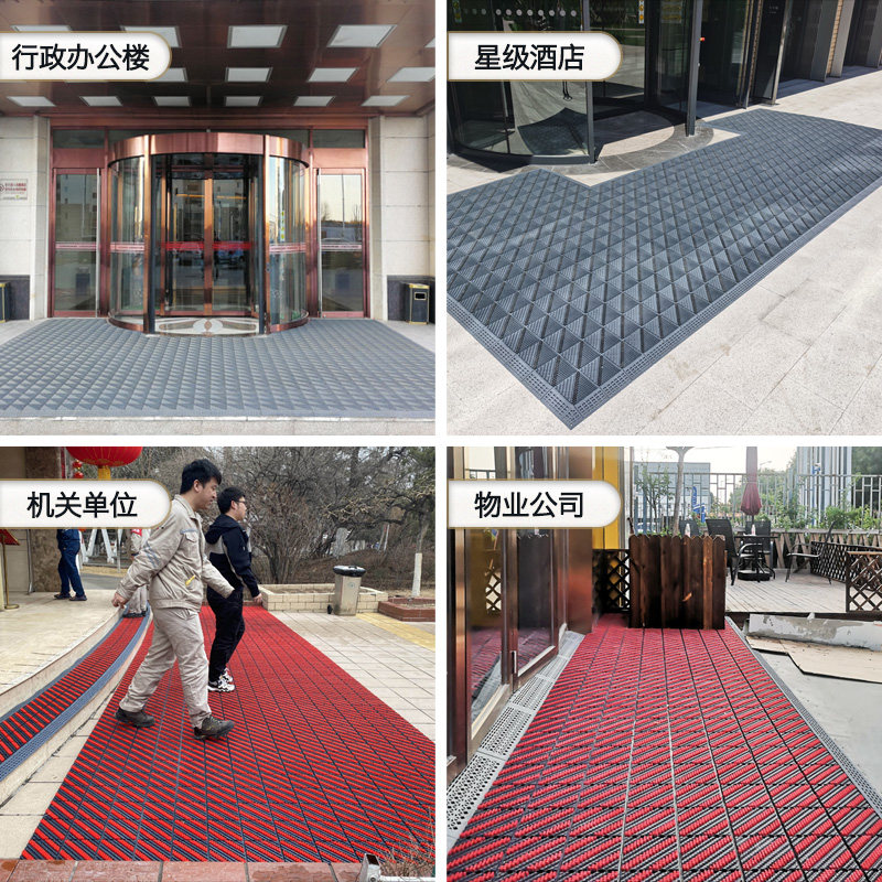 室外防滑地垫脚垫门垫进门商用酒店门口入户门吸水地毯户外除尘垫