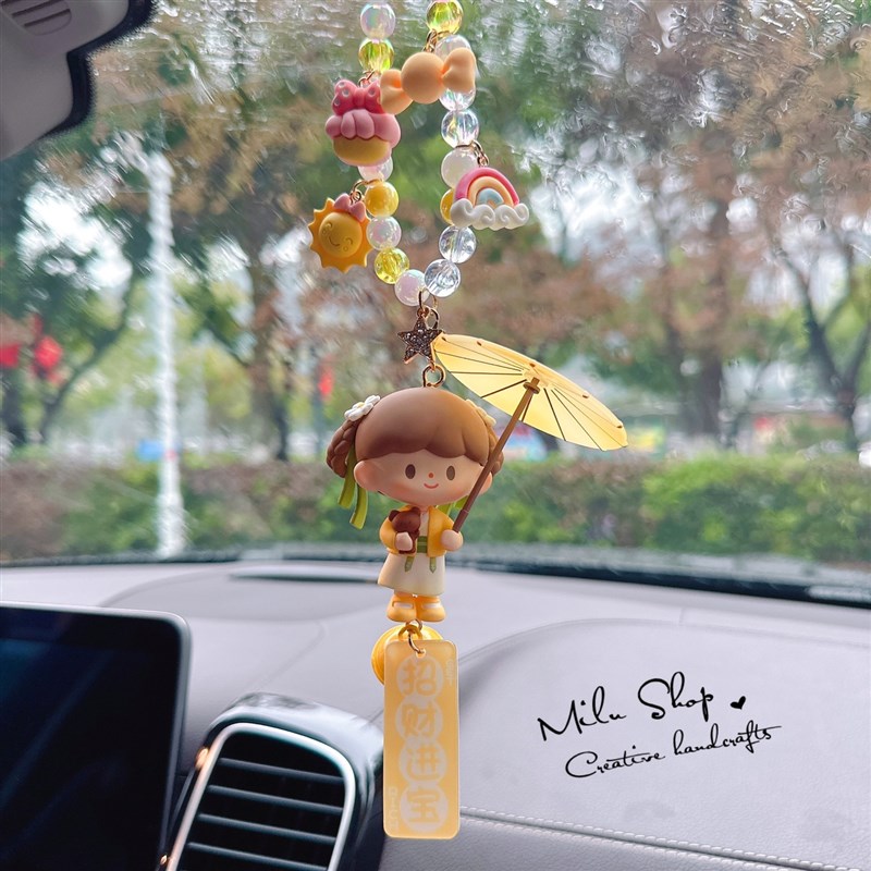 卓大王古风穿越车内挂饰车挂车载挂件汽车可爱吊饰个性后视镜礼物