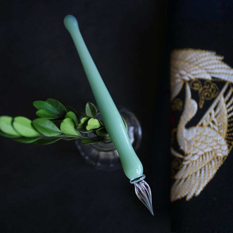 【七十二号笔家】彩墨试色高纯度玻璃笔 蘸水笔绘画钢笔Glass Pen