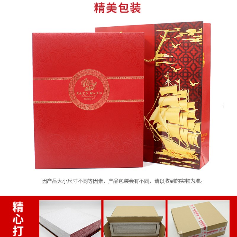 结婚礼物送闺蜜永结同心鸳鸯金箔画实用新婚浪漫婚房卧室个性摆件