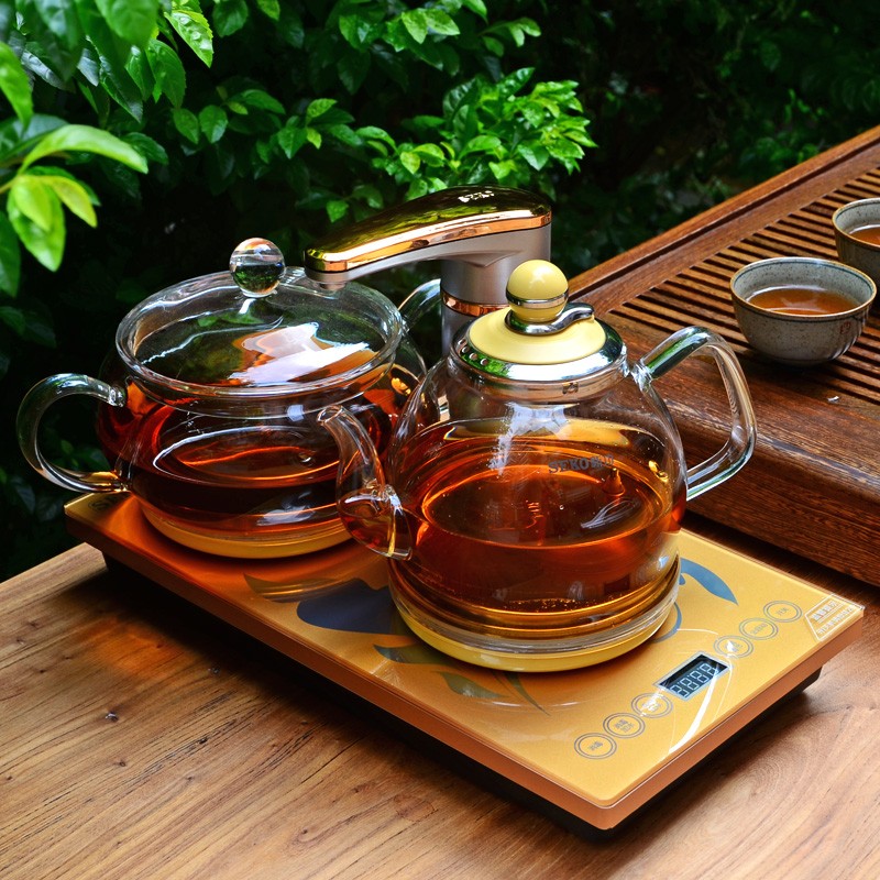 茶水炉全自动电热茶道茶艺炉 功夫茶泡茶水壶 透明玻璃烧水器茶具