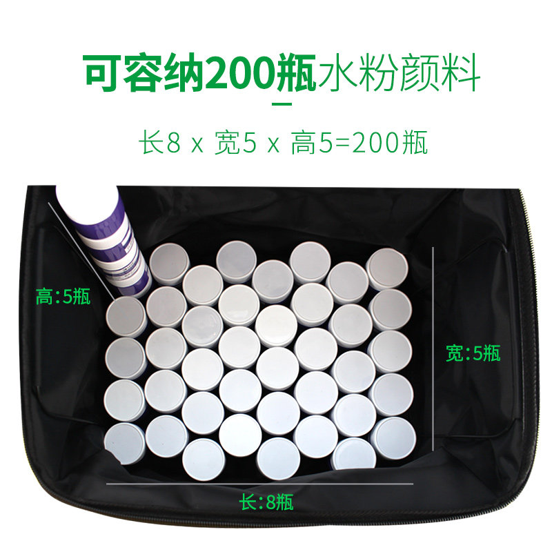 手提大号布艺工具箱防水美术工具箱帆布画箱大容量水粉颜料箱手提