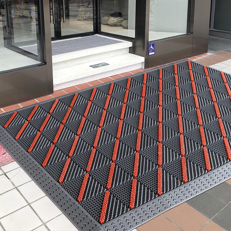 室外地垫入户门脚垫户外门口防滑垫进门塑料防滑商用防水吸尘地毯