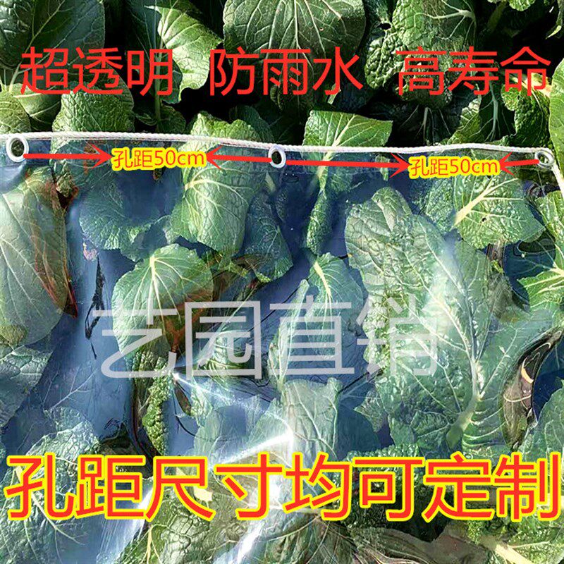 加工透明防水防雨布多肉防雨围布阳光房窗户阳台防雨布防风篷布等