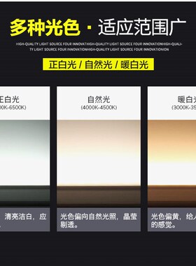 免开槽LED超薄硬灯条黑色铝槽 220V家用贴片线条灯酒柜货架展柜灯