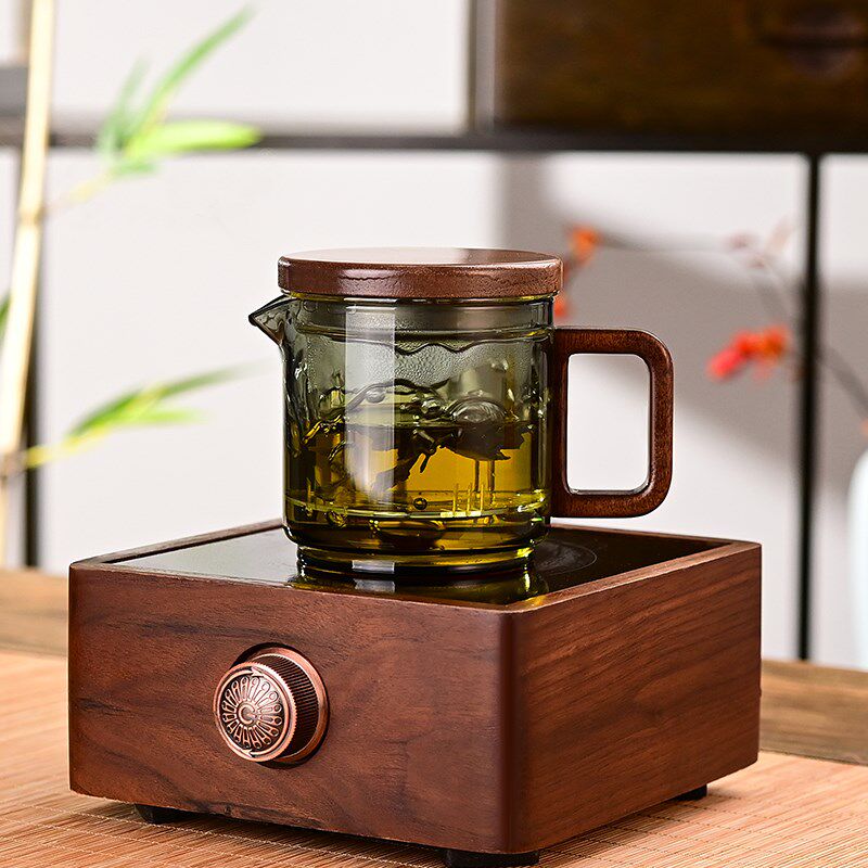 耐高温玻璃咖啡杯套装泡茶壶茶具办公室喝茶杯子母壶一杯一壶茶