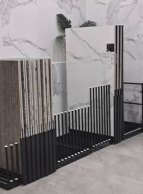 瓷砖展示架800砖抽拉展架大板架60120推拉展示架陶瓷石材地砖实木