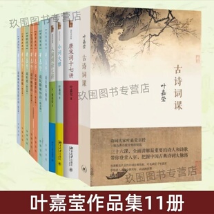 【叶嘉莹作品集11册】叶嘉莹说杜甫诗+初盛唐诗+汉魏六朝诗+中晚唐诗+说诗讲稿+说阮籍咏怀诗+说陶渊明饮酒及拟古诗+古诗词课 正版