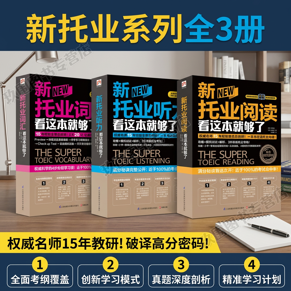 【新托业系列全套三册任选】