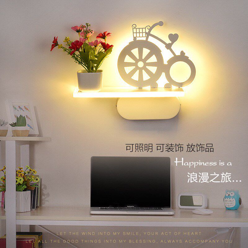 LED壁灯装饰灯具温馨卧室床头楼梯过道背景墙卡通儿童房间小夜