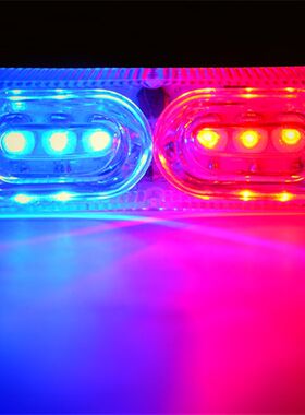 电动车爆闪尾灯摩托车led警示牌照灯防水外置12V48V85V爆闪刹车灯