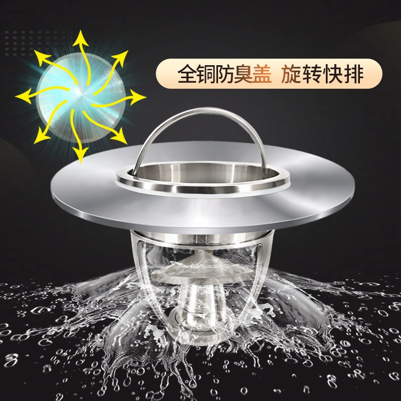 强力防返水地漏芯免拆地漏改造神器防反水地漏芯防溢水螺纹变径盘