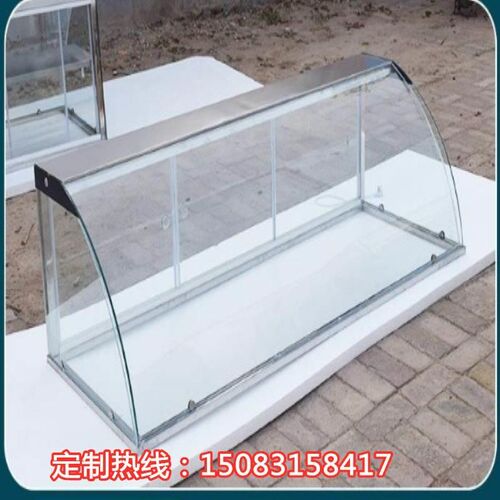 玻璃罩子卤菜防尘罩透明立体店铺定制展示柜快餐保温台台柜冰柜