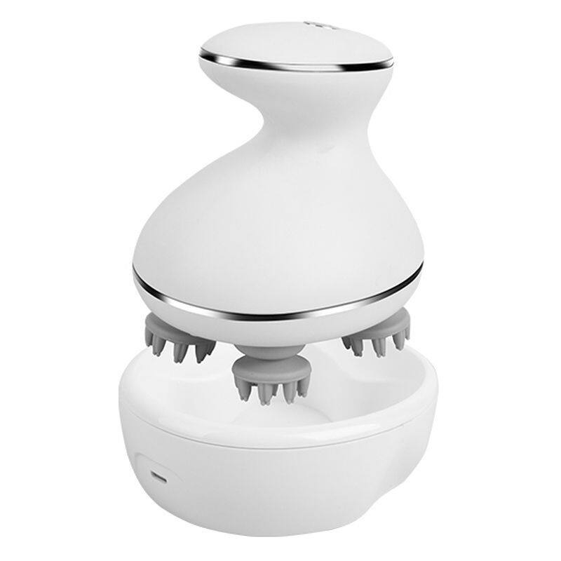 新款头部按摩器 家用电动多功能揉捏震动防水充电头皮头部按摩仪