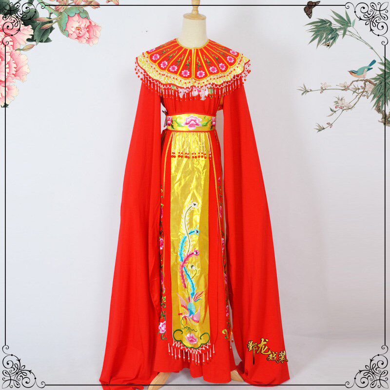 戏曲古装新款越剧小旦花旦服装八宝云肩三看御妹打金枝公主服装2